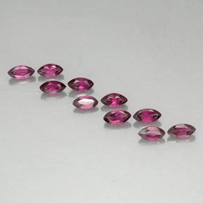 Granato rodolite naturale rosso da  ct, marchesa, VVS-VS