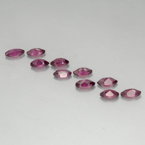 Granato rodolite naturale rosso da  ct, marchesa, VVS-VS