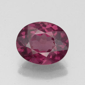 Granato rodolite naturale rosso da 2,50 ct, taglio ovale, VS