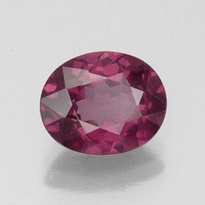 Granato rodolite naturale rosso da 2,50 ct, taglio ovale, VS