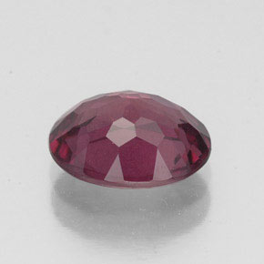 Granato rodolite naturale rosso da 2,50 ct, taglio ovale, VS
