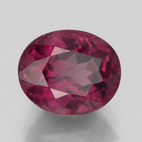 Granato rodolite naturale rosso da 2,88 ct, taglio ovale, VS-SI