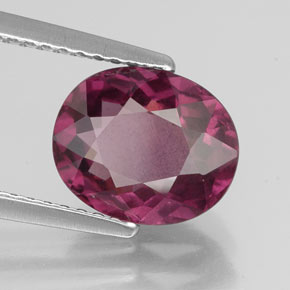 Granato rodolite naturale rosso da 2,83 ct, taglio ovale, VS-SI