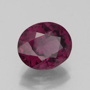 Granato rodolite naturale rosso da 3,00 ct, taglio ovale, VS