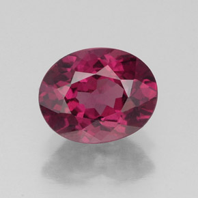 Granato rodolite naturale rosso da 1,95 ct, taglio ovale, VS