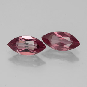 Granato rodolite naturale rosso da  ct, marchesa, VS