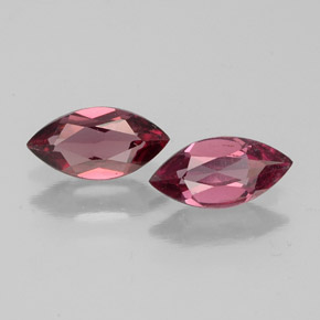 Granato rodolite naturale rosso da  ct, marchesa, VVS-VS
