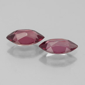 Granato rodolite naturale rosso da  ct, marchesa, VVS-VS