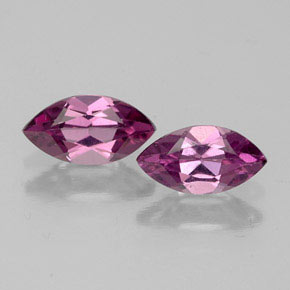 Granato rodolite naturale rosso da  ct, marchesa, VVS-VS