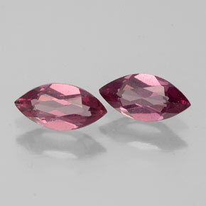 Granato rodolite naturale rosso da  ct, marchesa, VS