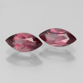 Granato rodolite naturale rosso da  ct, marchesa, VS