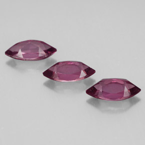 Granato rodolite naturale rosso da  ct, marchesa, VS