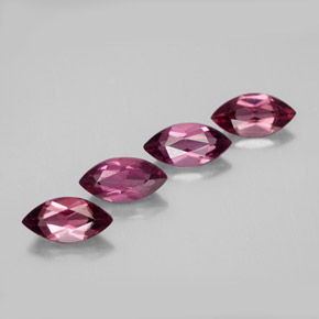 Granato rodolite naturale rosso da  ct, marchesa, VS