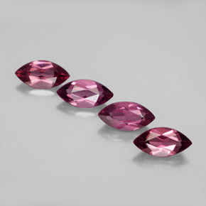 Granato rodolite naturale rosso da  ct, marchesa, VS
