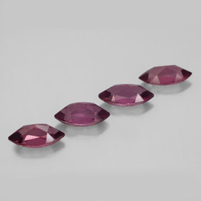 Granato rodolite naturale rosso da  ct, marchesa, VS