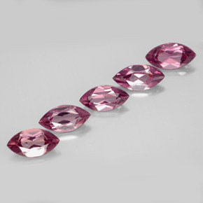 Granato rodolite naturale rosso da  ct, marchesa, VVS-VS