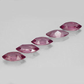 Granato rodolite naturale rosso da  ct, marchesa, VVS-VS