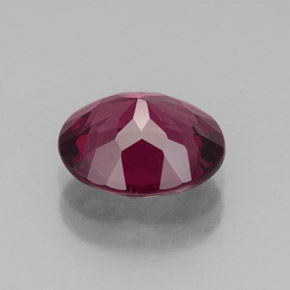 Granato Rodolite Rosso lampone naturale da 2.90 ct, Taglio ovale, VS