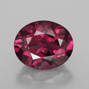 Granato rodolite naturale rosso da 1,77 ct, taglio ovale, VS-SI