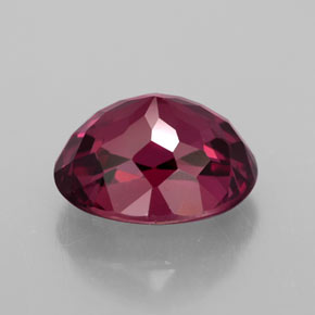 Granato rodolite naturale rosso da 2,24 ct, taglio ovale, VS