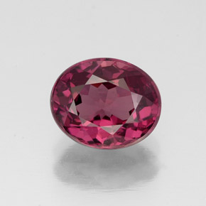 Granato rodolite naturale rosso da 2,02 ct, taglio ovale, VS-SI