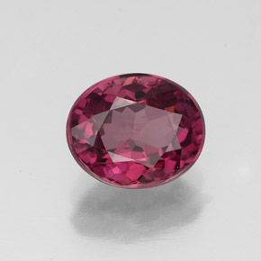 Granato rodolite naturale rosso da 2,02 ct, taglio ovale, VS-SI