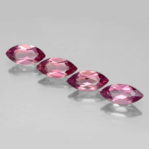 Granato rodolite naturale rosso da  ct, marchesa, VVS-VS
