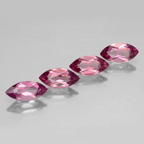 Granato rodolite naturale rosso da  ct, marchesa, VVS-VS