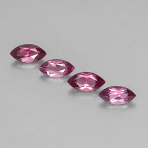 Granato rodolite naturale rosso da  ct, marchesa, VS