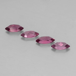 Granato rodolite naturale rosso da  ct, marchesa, VS