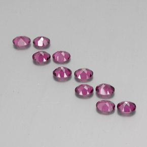 Granato rodolite naturale rosso da 4,12 ct, taglio ovale, VS