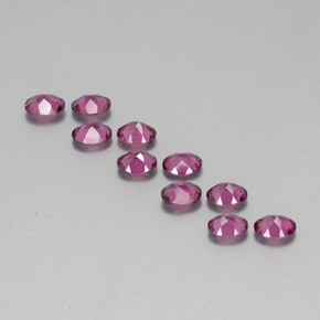 Granato rodolite naturale rosso da 3,97 ct, taglio ovale, VS