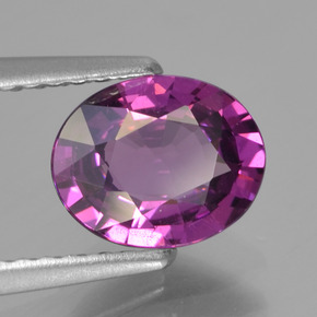 Granato rodolite naturale rosa da 1,23 ct, taglio ovale, VS