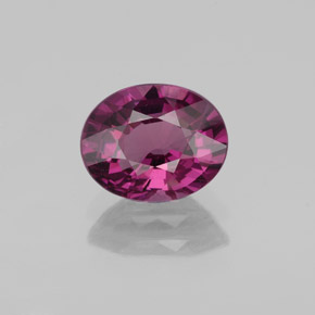 Granato rodolite naturale porpora da 1,96 ct, taglio ovale, VS