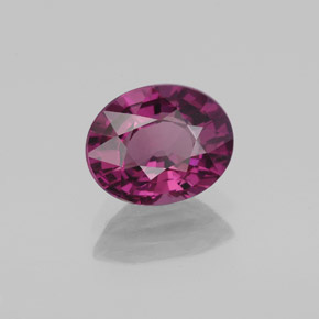 Granato rodolite naturale porpora da 1,96 ct, taglio ovale, VS