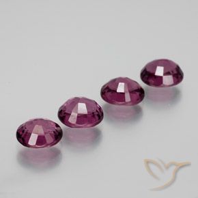 Granato rodolite naturale porpora da 4,73 ct, taglio ovale, VVS-VS