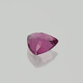 Granato Rodolite Rosso lampone naturale da 1.20 ct, Taglio trillion, VS