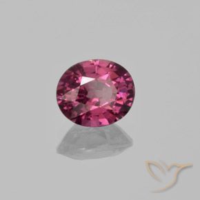 Granato rodolite Viola medio naturale da 1.43 ct, Ovale, VS