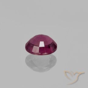 Granato rodolite Rosso lampone naturale da 1.45 ct, Ovale, VS