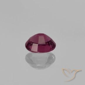 Granato rodolite Viola scuro naturale da 1.37 ct, Ovale, VS
