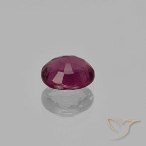Granato rodolite Viola medio-scuro naturale da 1.37 ct, Ovale, VS