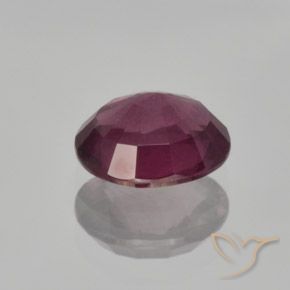 Granato rodolite Viola medio-scuro naturale da 1.65 ct, Ovale, VS