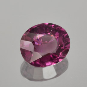 Granato rodolite naturale porpora da 1,54 ct, taglio ovale, VS