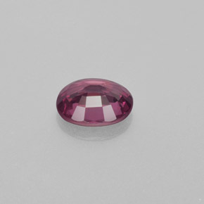 Granato Rodolite Rosso lampone naturale da 2.50 ct, Taglio ovale, VS