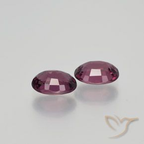 Gemme di Granato rodolite Rosso medio naturale da 2.24 ct, Ovale, VS