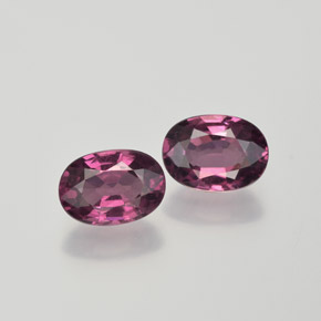 Granato rodolite naturale porpora da 2,12 ct, taglio ovale, VS