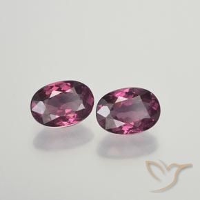 Gemme di Granato rodolite Magenta-Rosa naturale da 1.99 ct, Ovale, VS