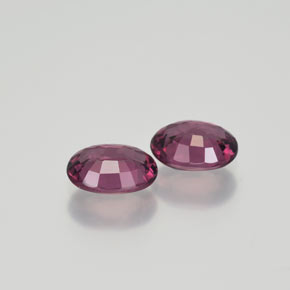 Gemme di granato rodolite magenta-rosa naturale da 1,88 ct, taglio ovale, VS
