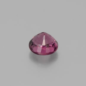 Granato rodolite naturale rosso da 0,79 ct, taglio rotondo, VS
