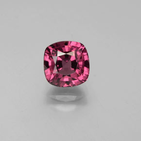 Granato rodolite naturale rosso da 2,51 ct, taglio a cuscino, VS